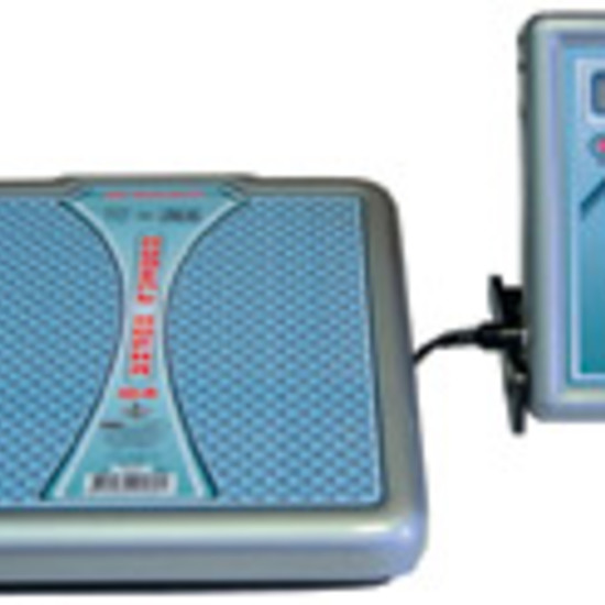 Весы ВМЭН-150 с автономным питанием и выносным пультом управления на гибкой связи