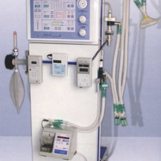Аппарат ИВЛ РО-7 (реанимационный) с увлажнителем УМГ, пульсоксиметром (ЧП,Sp02) и встроенным ИБП (23.587)