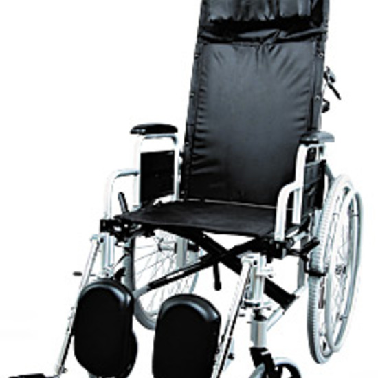Алюминиевая инвалидная коляска с высокой спинкой 4318А0604SP