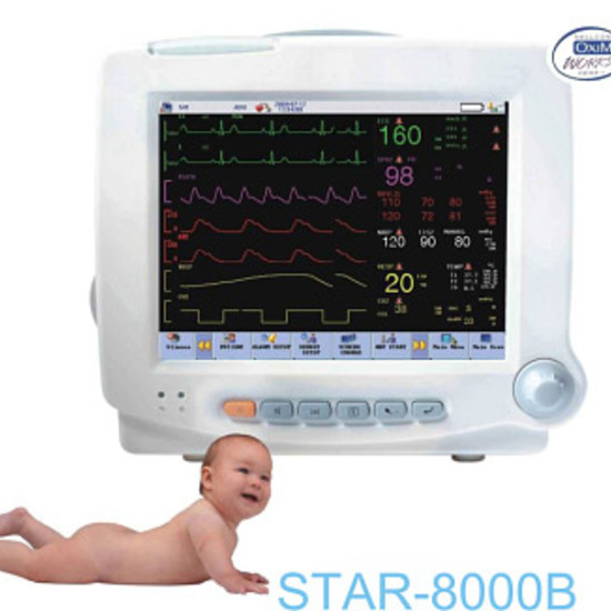 Прикроватный  монитор пациента STAR 8000 B для новорожденных